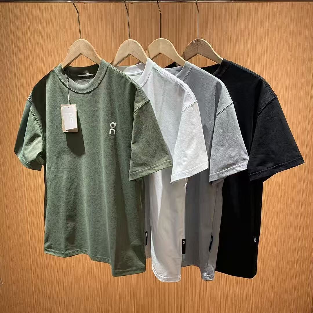 On Running 118 ON Print Short Sleeve T : White Black Grey Green M L XL - Image 24