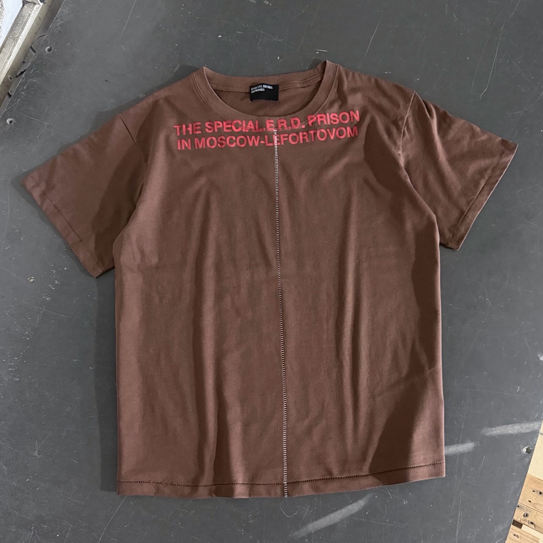 Enfants Riches Deprimes 118 Enfants Riches Deprimes Red No Print Short Sleeve : S M L XL - Image 5