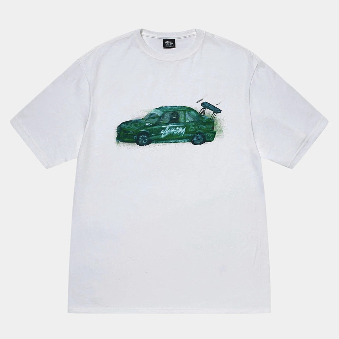 Stussy 108 Stu Print Short Sleeve T : White Black S Ｍ L XL XXL - Image 7