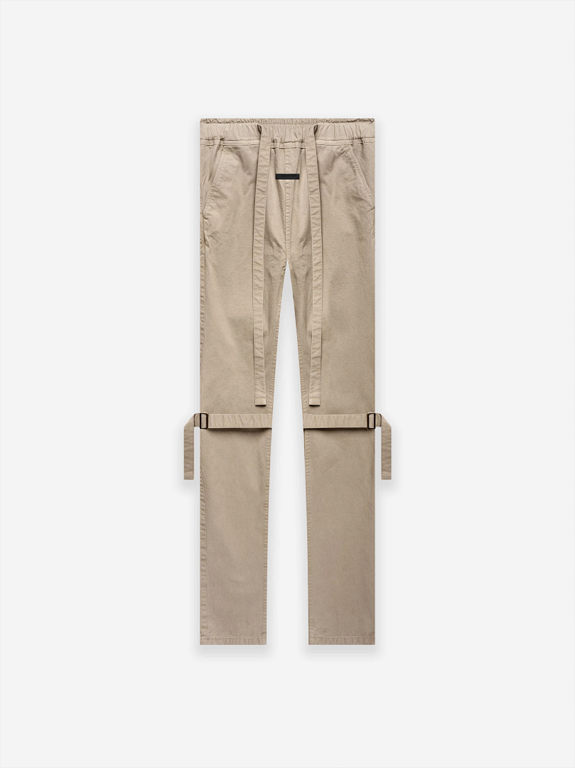 Essentials ON SALE128 FEAR OF GOD Bondage Pant Strap Lace Buckle Camel Khaki Black S-XL 6039# - Image 23