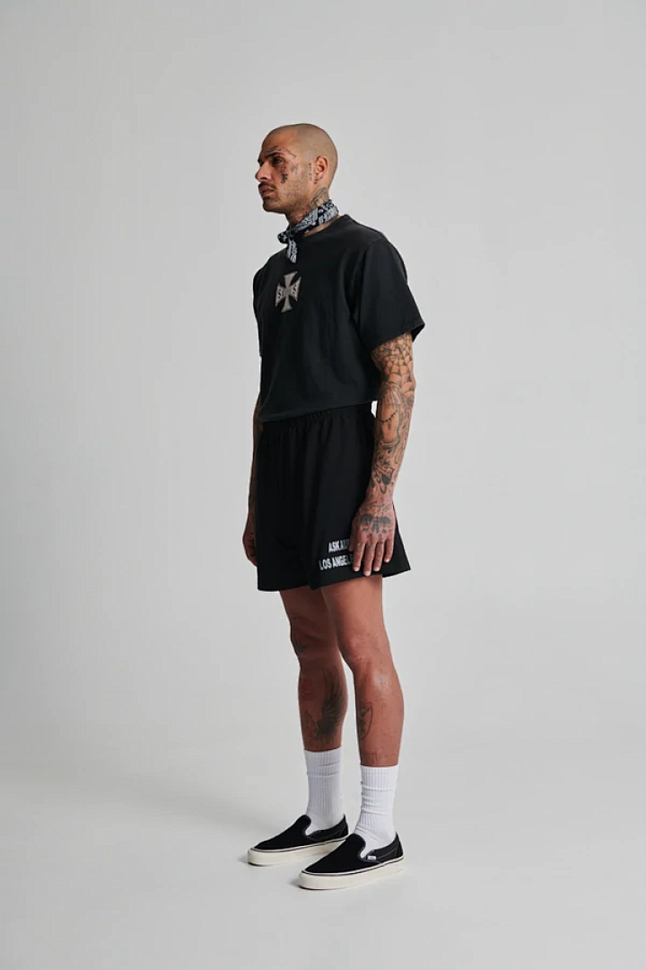 Unbranded 98 ASKYURSELF V9 SELFERS CROSS T Chris Print Short Sleeve Black S-XL 4047# - Image 23