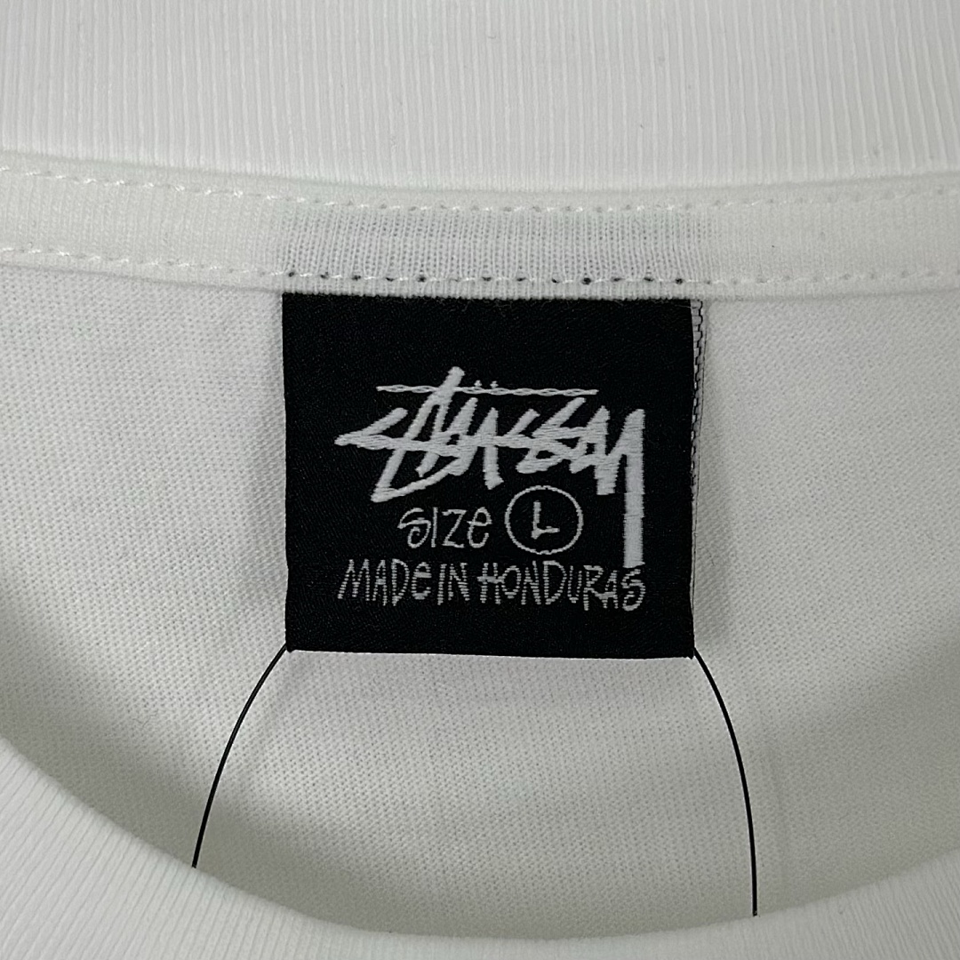 Stussy 138 STU SS25 Gold Womens T LAURA TEE Print Short Sleeve Black White S - Image 23