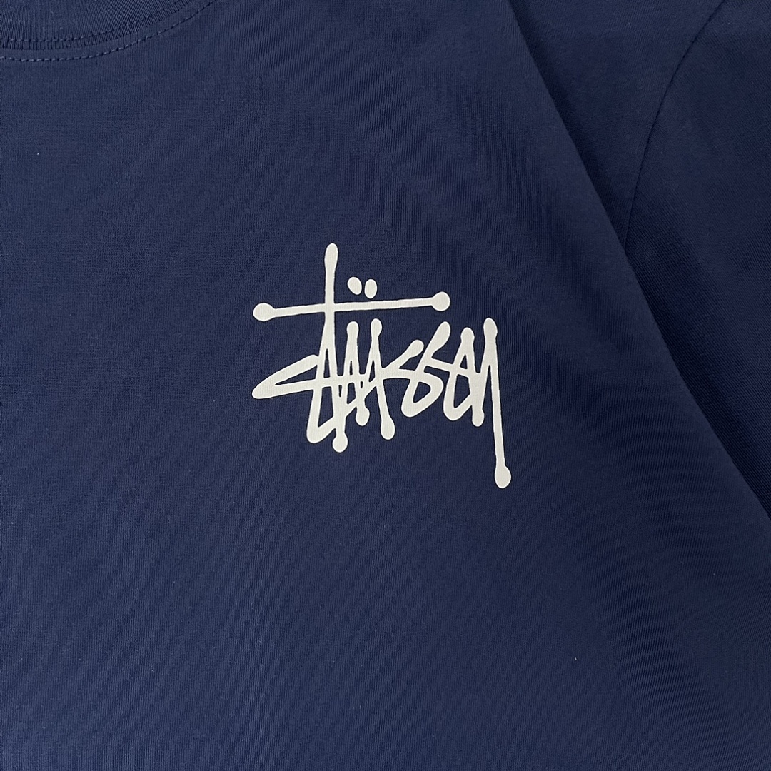 Stussy 108 Stu Star Print Short Sleeve T : White Black Apricot S Ｍ L XL XXL - Image 9