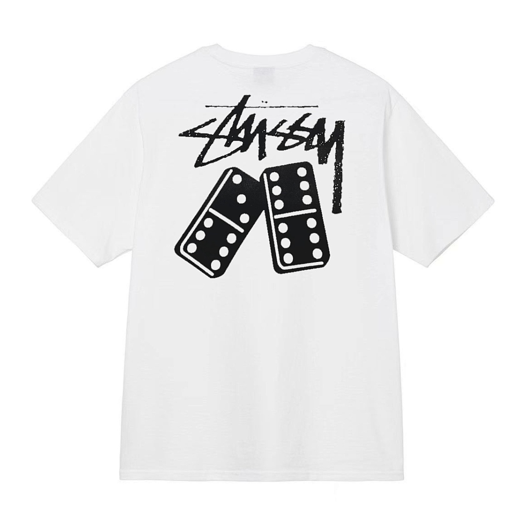 Stussy 108 Stu Short Sleeve Print T : Black White Green Yellow S Ｍ L XL - Image 5