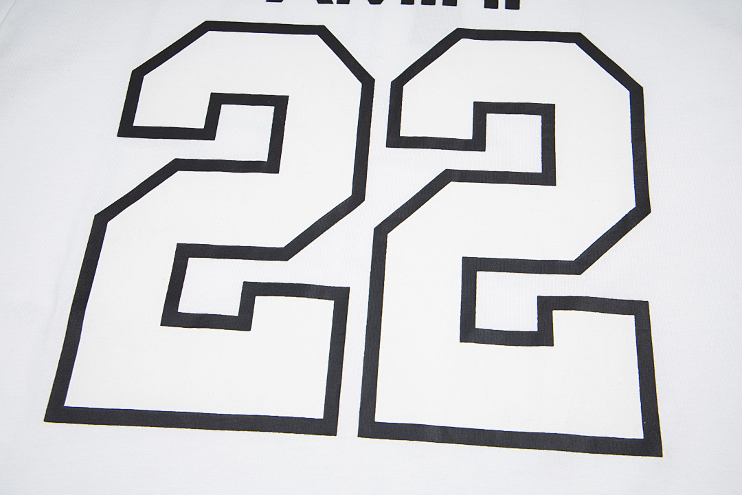 AMIRI 118 Wide Version Model Short Sleeve T Logo 22 Limited Exclusive Print High Wind Black White S M L XL 9909# - Image 20