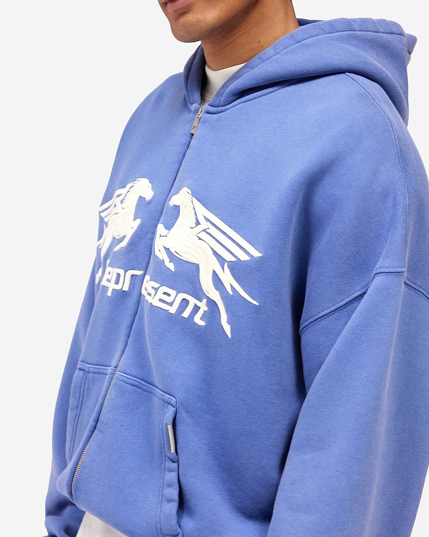 Represent 268 Represent Washed : S M L XL Mist (Blue) - Image 13