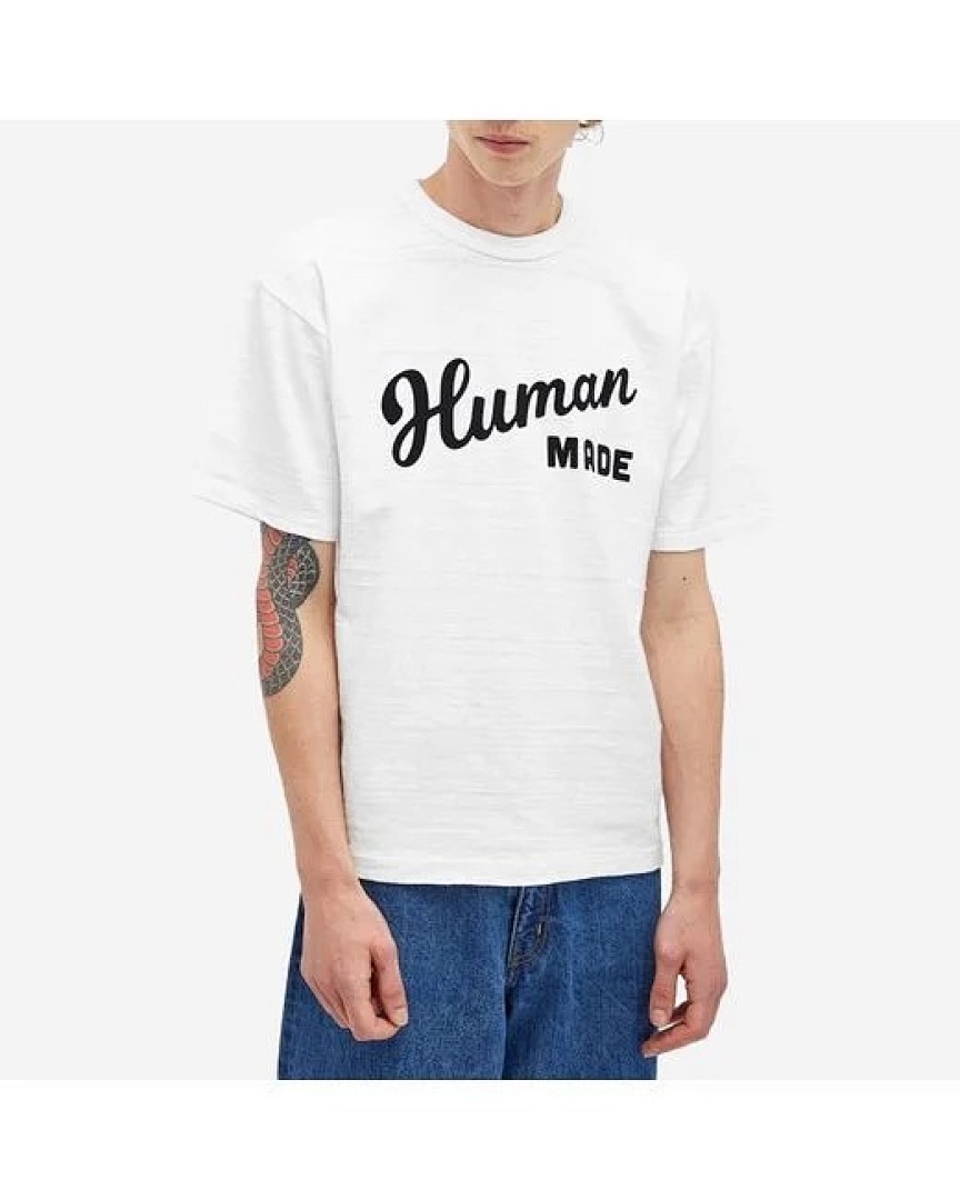 Human Made 118 Human Made Graphic T-Shirt Print Cotton Short Sleeve T : Black White S M L - Image 6