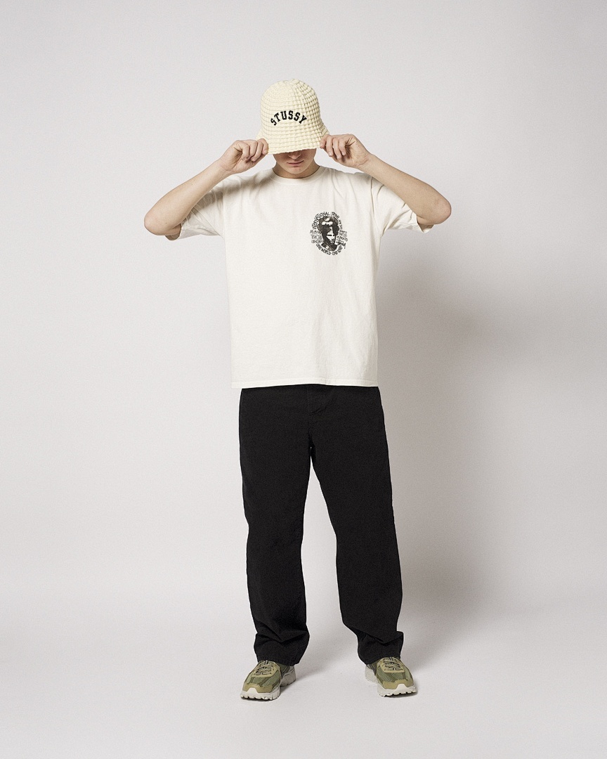 Stussy 98 STU CAMELOT TEE PIGMENT DYED Print Short Sleeve T : Black S M L XL Y2410# - Image 7