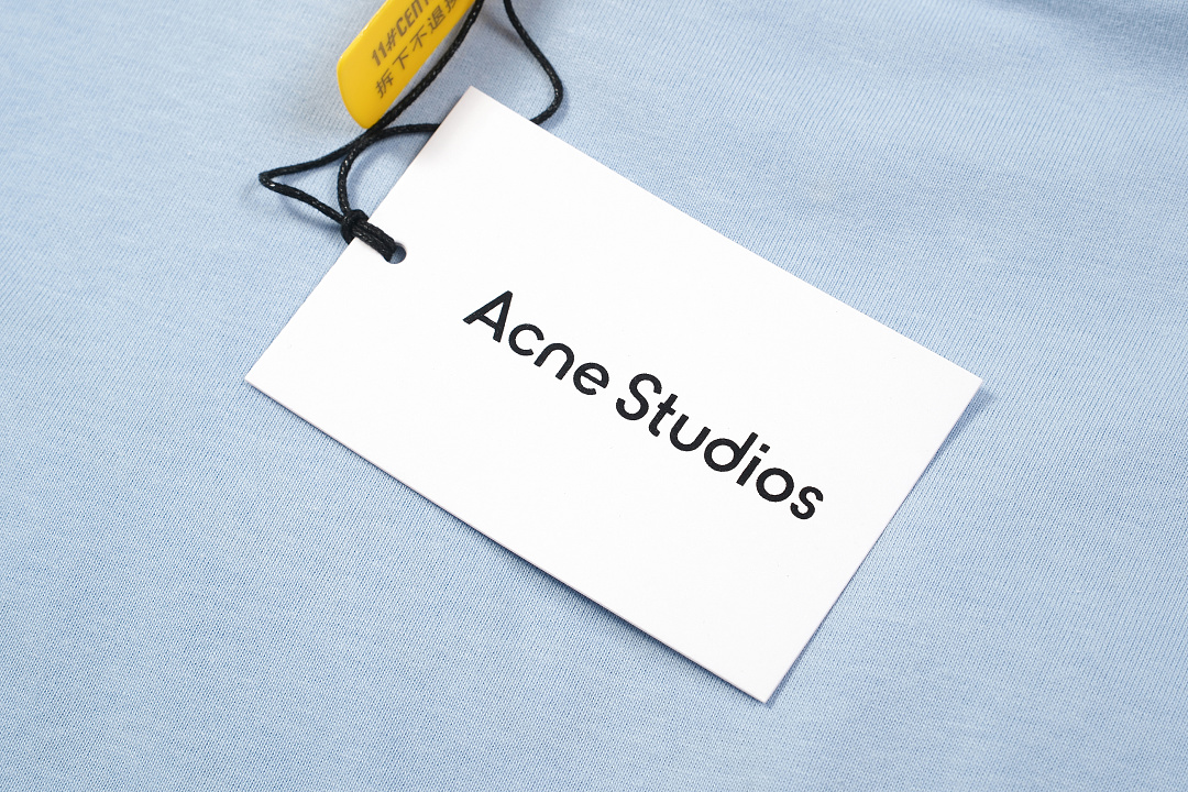 Acne Studios 158 AC Limited Exclusive Rhinestone LOGO Long Sleeve T Pink Black White Mountain Blue S-XL 8206# - Image 62
