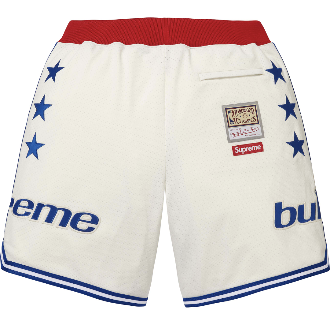 Supreme 268 Mitchell & Ness SS26 Basketball Short Bullets S-XL - Image 3