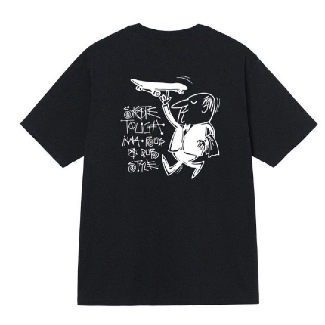 Stussy 108 Stu Short Sleeve T : Black White S M L XL XXL