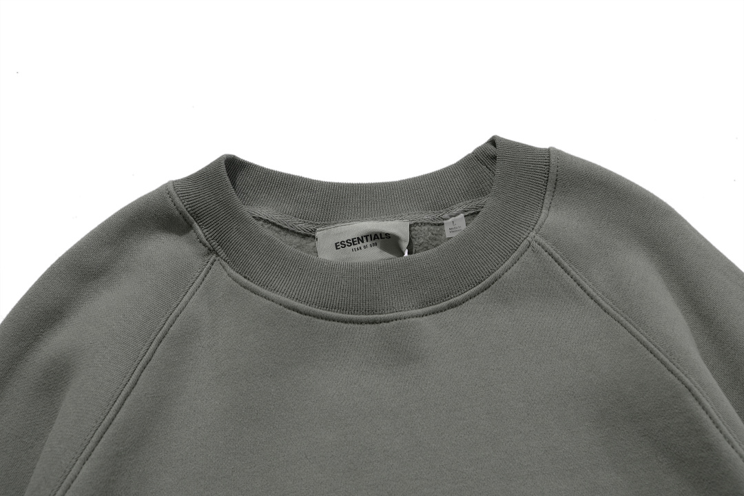 Essentials 98 FEAR OF GOD ESSENTIALS FOG Sleeve LOGO Collar White Blue Light Black Apricot High Grey Camel S-XL 6675# - Image 23