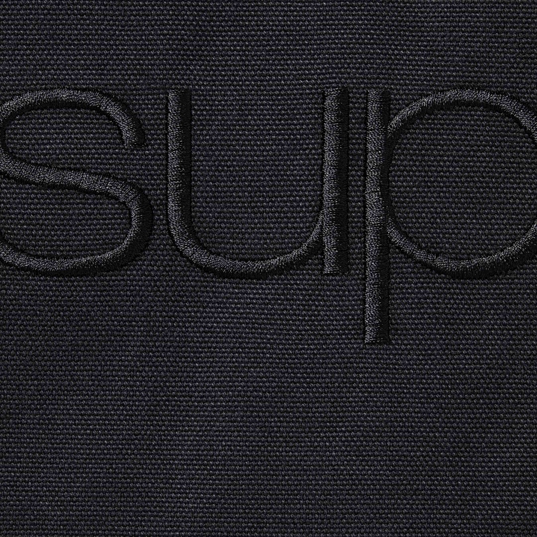 Supreme 598 24Fw Faux Shearling Lined Bomber Jacket Velvet Black White Water Blue S-XL - Image 12
