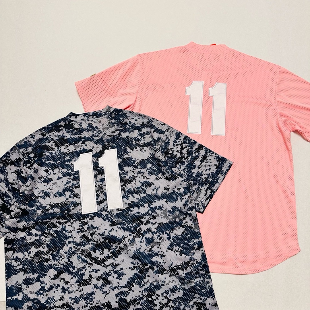 Bape 198 SS25 S LOGO BASEBALL HENLEY TEE Collar T (Black White Blue Pink Green Camo) - Image 36