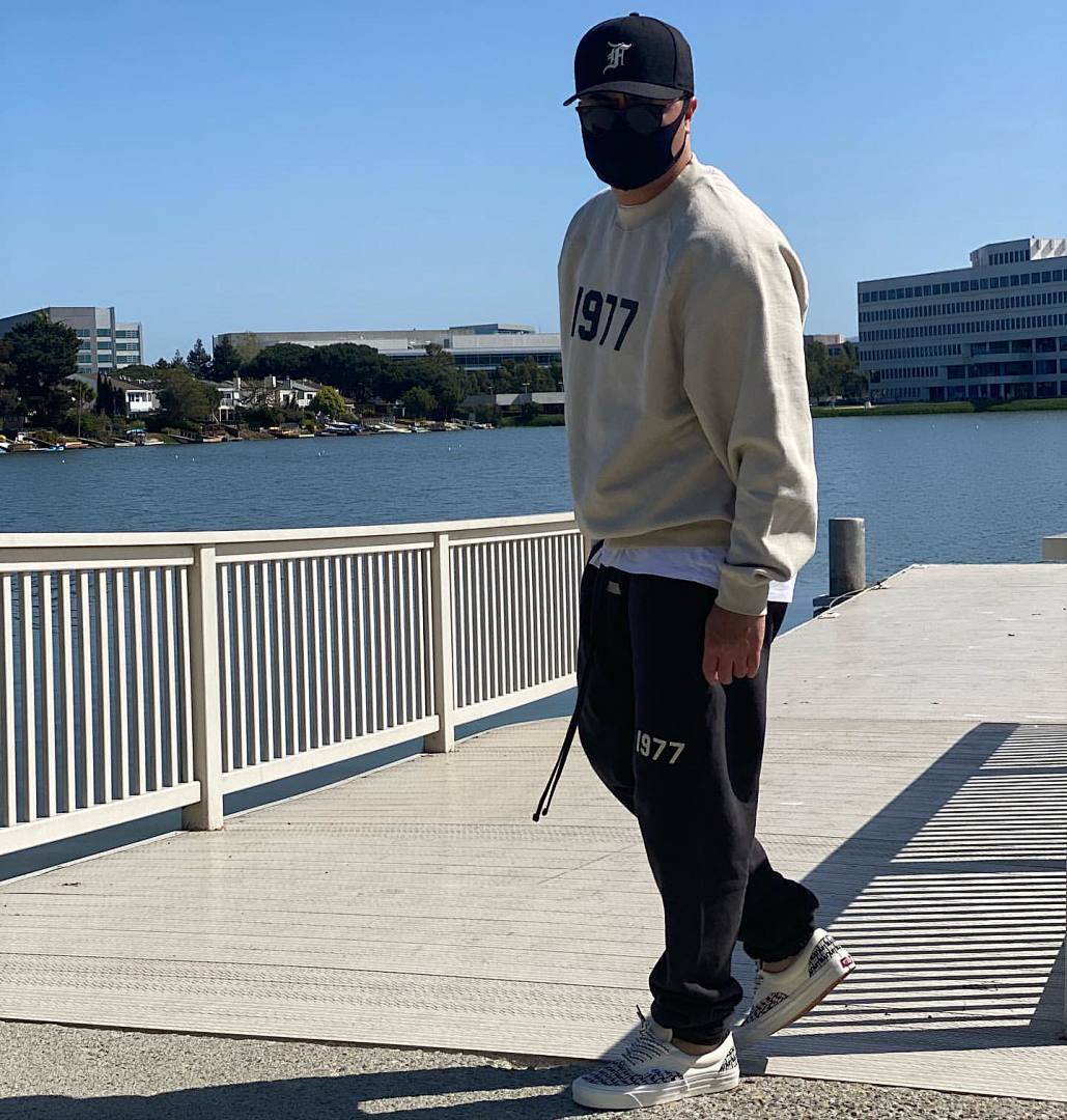 Essentials 178 ESS SWEATPANTS 1977 Long Black Iron Dark Oatmeal XS-XL 6082# - Image 29