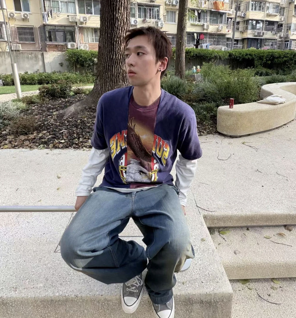 Supreme 258 X MM6 SPLIT GRAPHIC TOP Classic T - Image 48