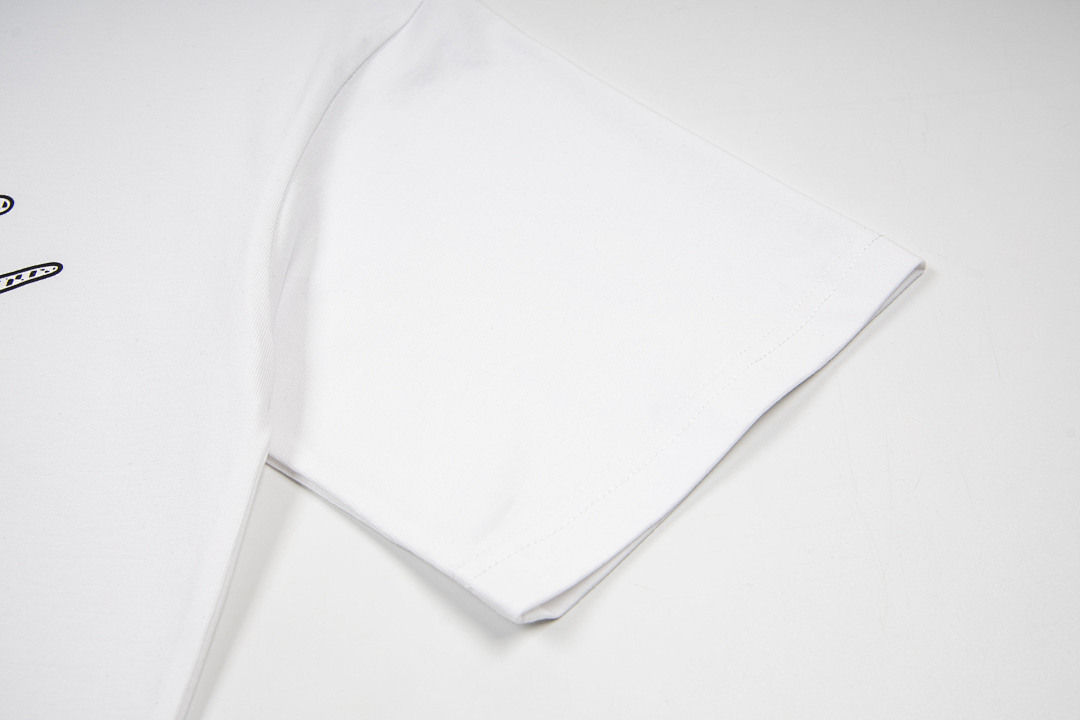 AMIRI 118 Wide Version Model Short Sleeve T Logo Print High Wind 260 Solid Cotton Black White S M L XL 9919# - Image 18