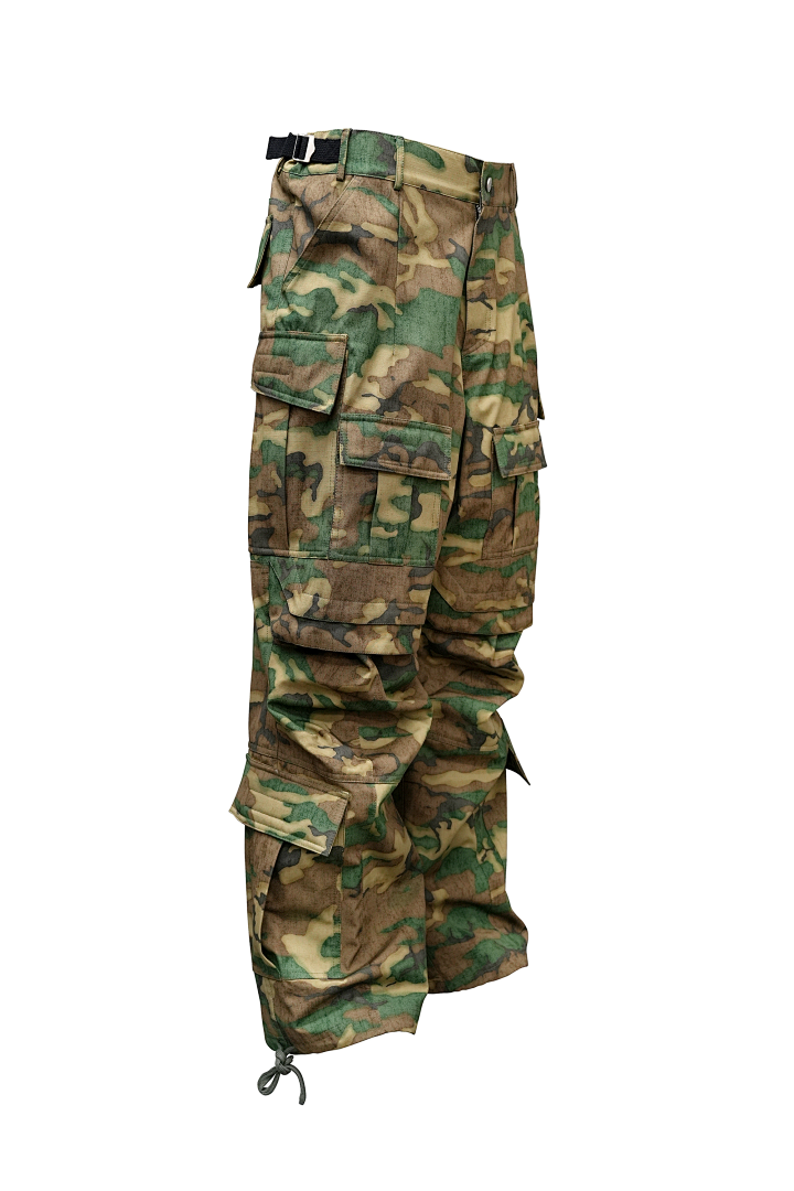 Bape 338 FAR CAMO CARGO PANT Snow Green Grey S-L 7267# - Image 52