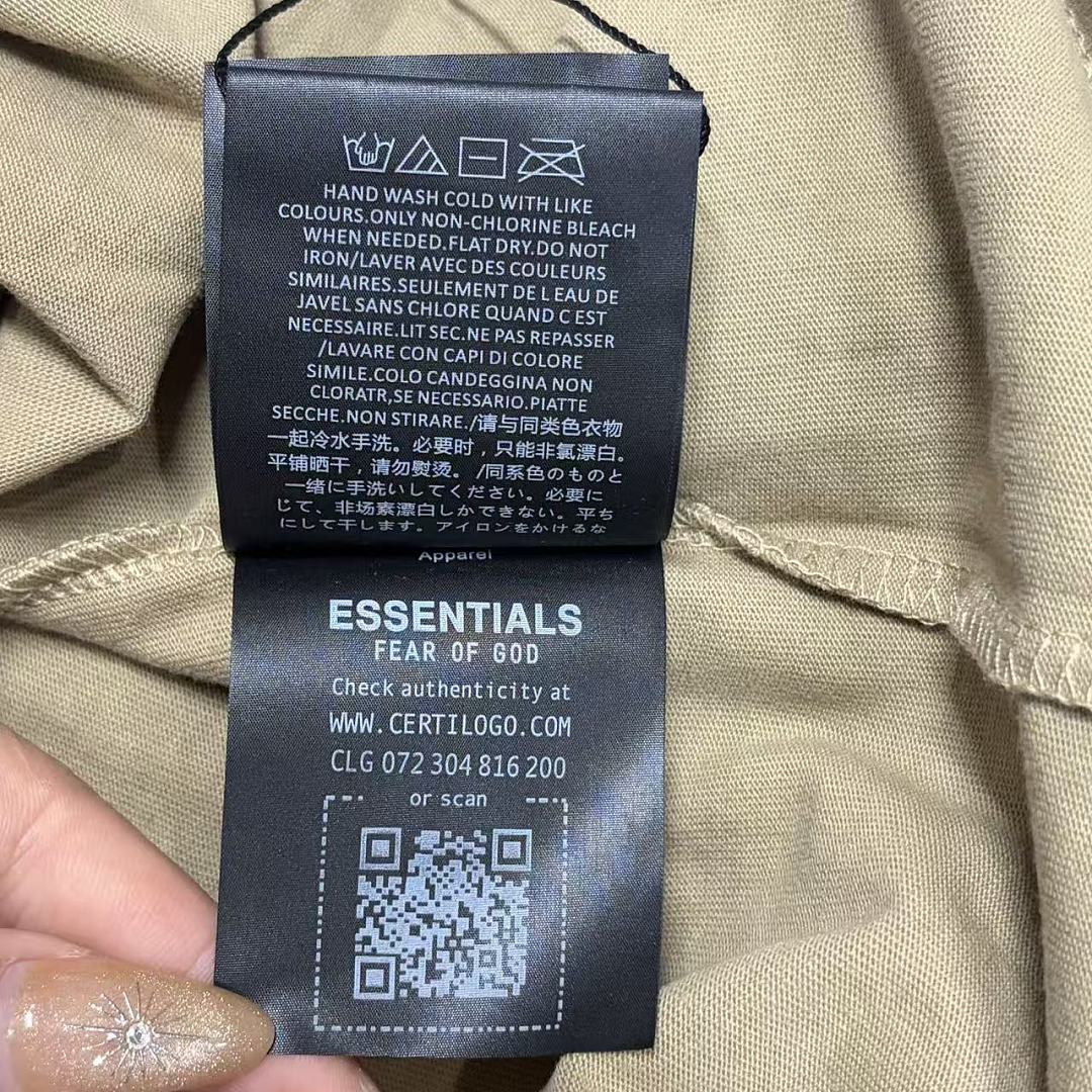 Essentials 128 Ess SS26 TRAINING Print Short Sleeve T Iron /FADED lRON GREY Sand DUNE SEAL : XS -XL - Image 14
