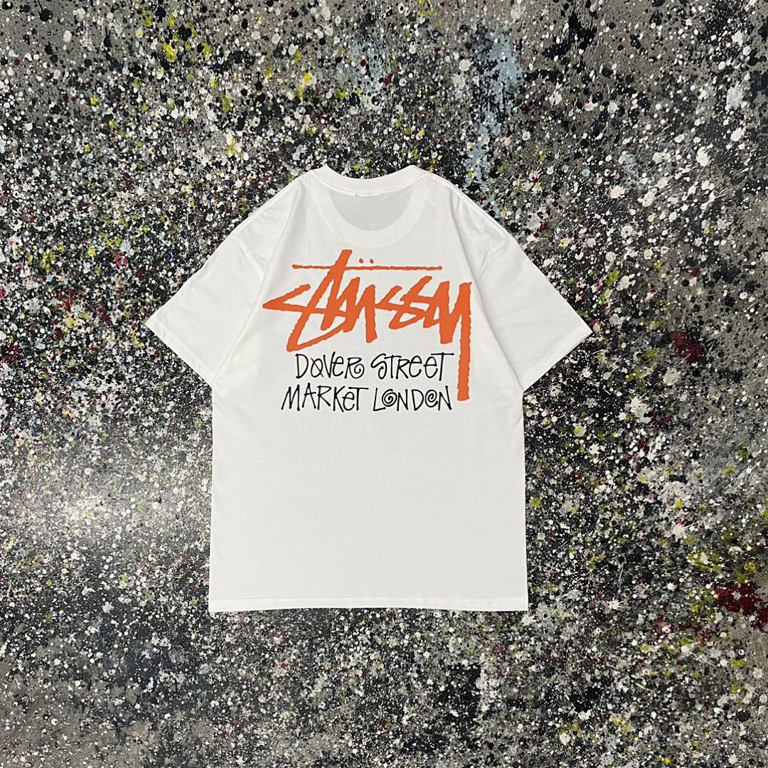 Stussy 108 Stu Short Sleeve T : Black White S Ｍ L XL XXL - Image 8