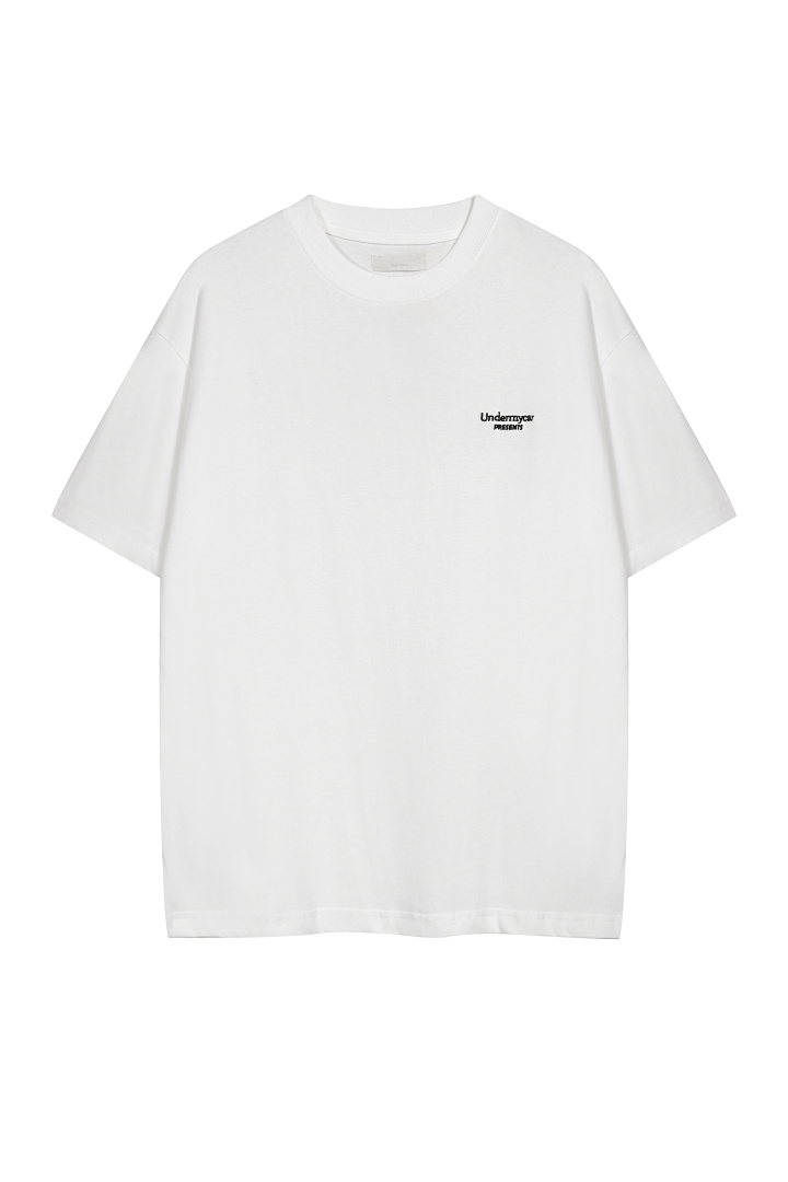 Unbranded 108 Undermycar Small Label LOGO Embroidered Short Sleeve T Black White 1 2 3 4 8020# - Image 18