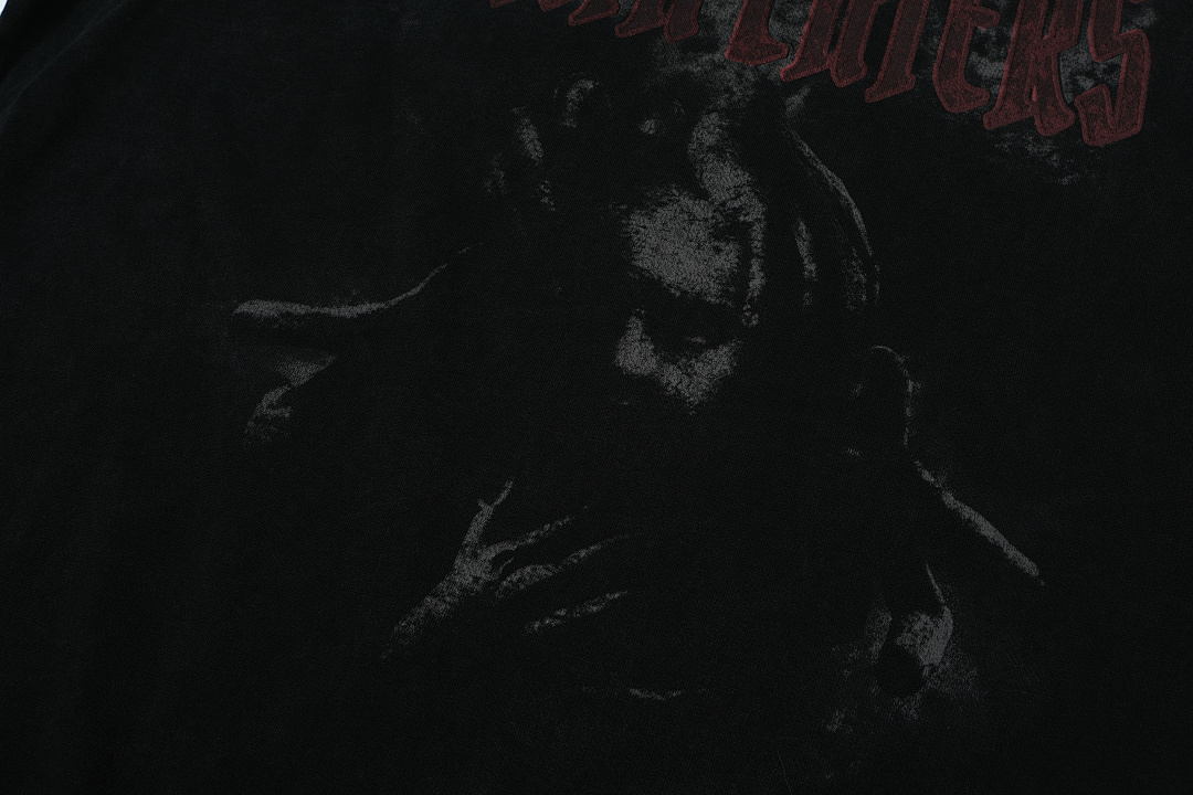 Unbranded 118 Undermycar 23SS DEATH EATERS TEE Print Short Sleeve T Black 1 2 3 4 3975# - Image 7