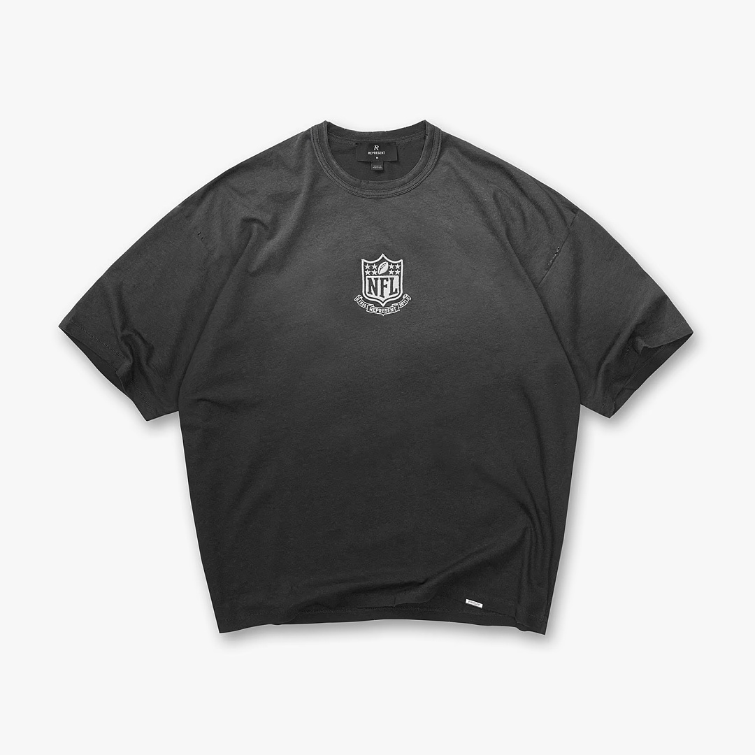 Represent 148 REP Embroidered Print Water Short Sleeve : S M L XL (Black) - Image 4