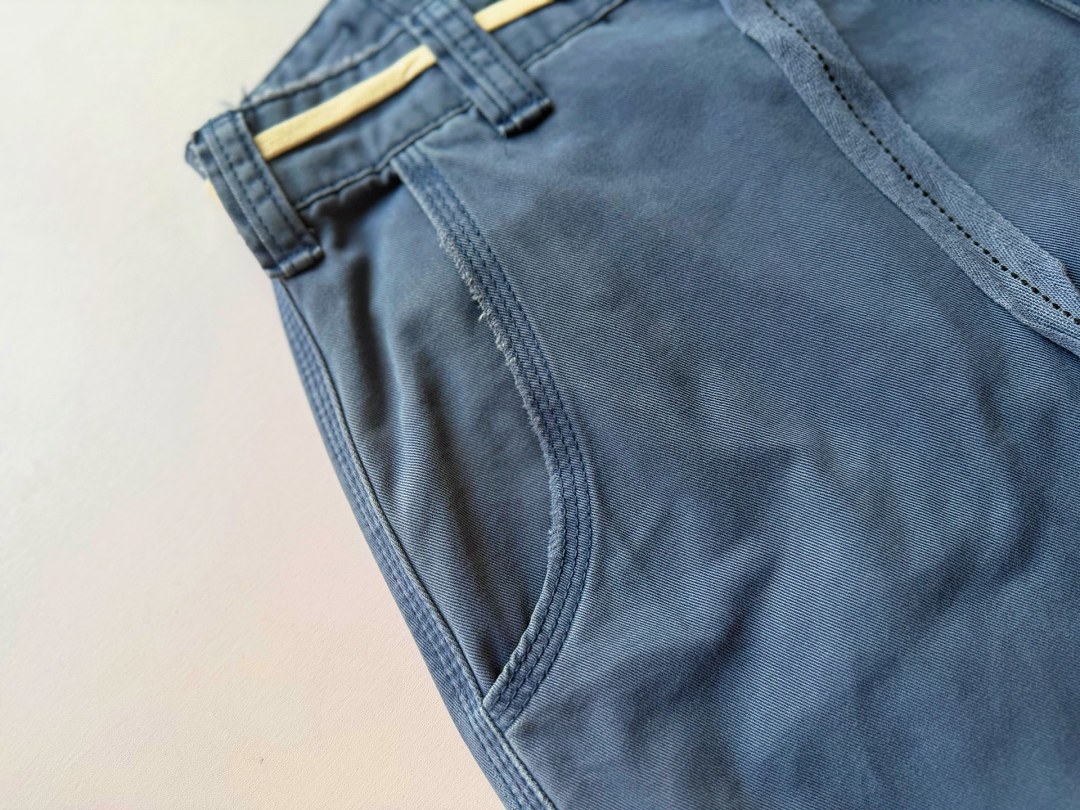Unbranded 238 ERL3507P118 ERL Blue Washed Vintage Wind Baggy Wide : S M L XL - Image 5