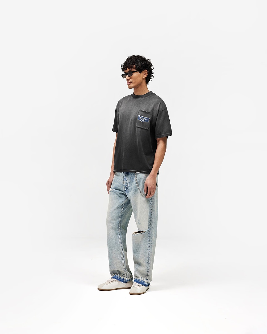 Off-White 148 REPRESENT High Mens Womens Wide Washed Short Sleeve : S M L XL Off (White) - Image 29