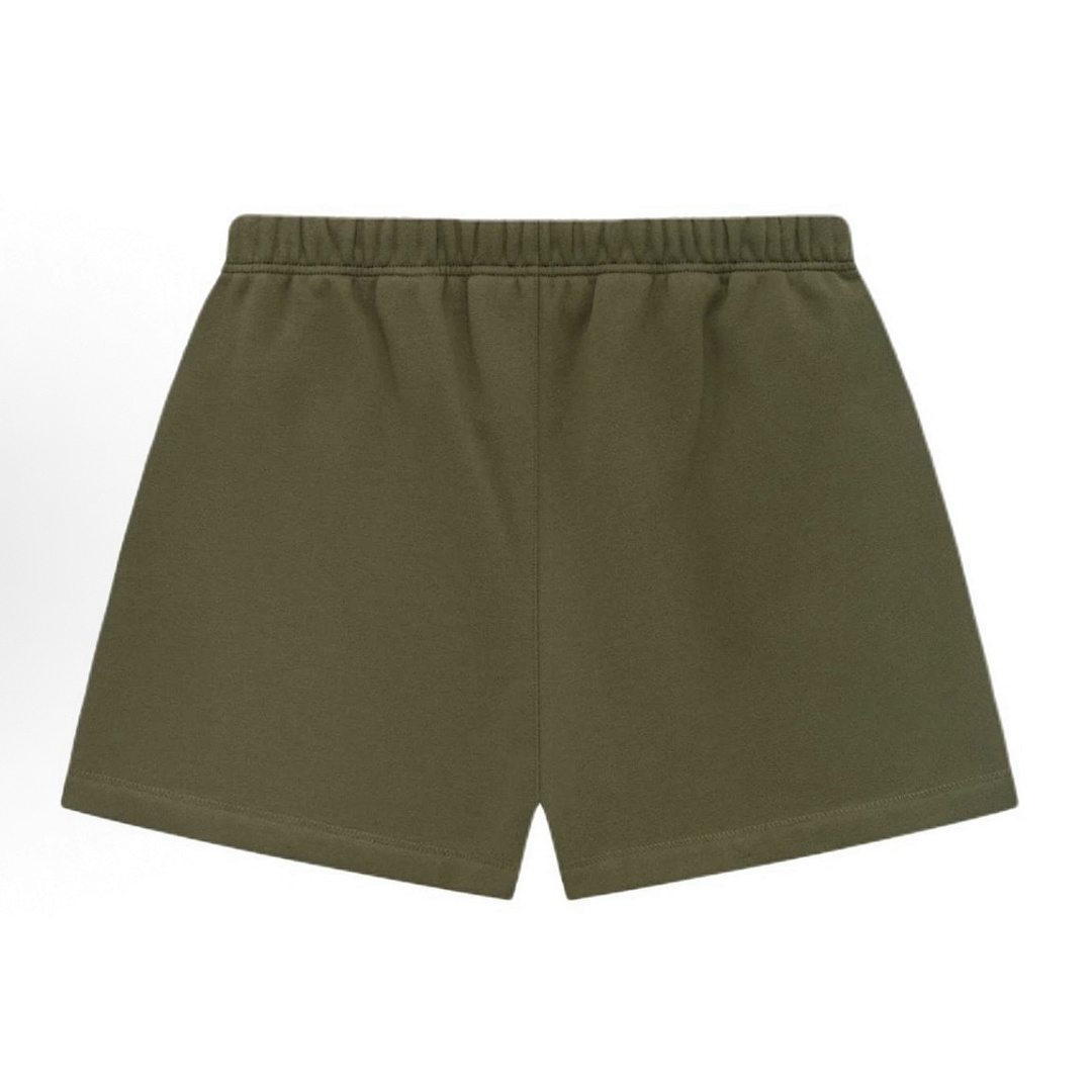 Essentials 148 Ess Fall24 BACK TO SCHOOL Fleece Soccer Short Print Black Green Olive Oatmeal Grey Sea Blue S-XL - Image 93