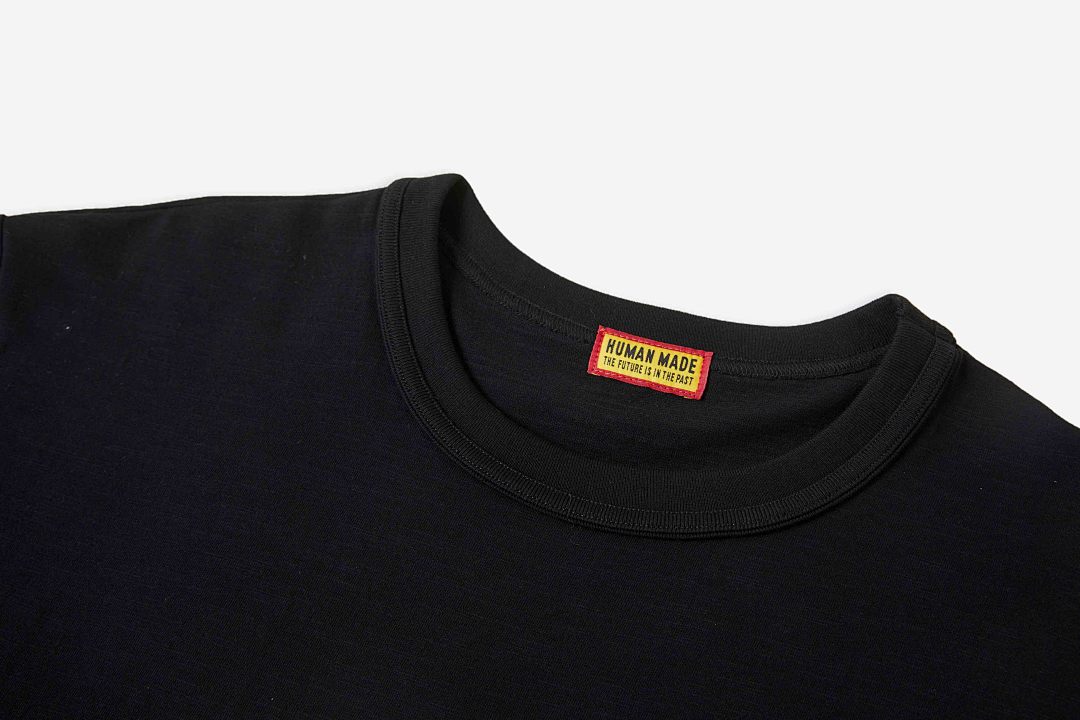 Human Made 118 HUMAN MADE SS25 Print Collar Cotton Short Sleeve T : Black White S M L - Image 15