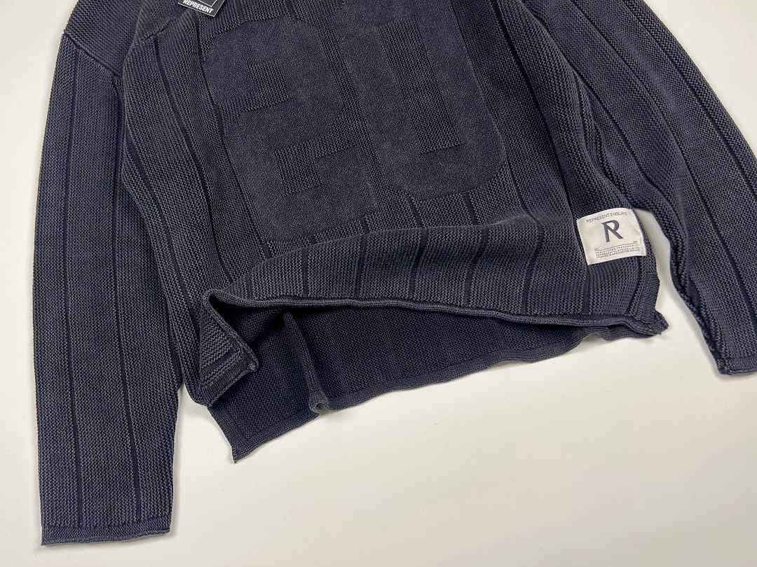 Represent 218 Represent Olive Long Sleeve : S M L XL Washed Black Resent - Image 11
