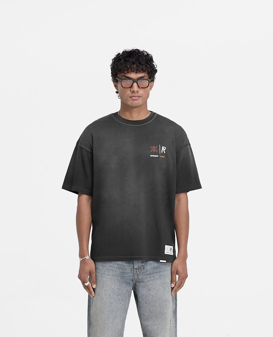 Represent 118 REPRESENT X MARAIS Collab Logo Short Sleeve T Black S-XL R3120# - Image 25
