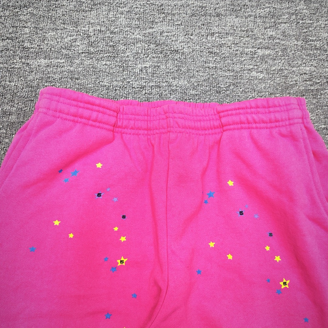 Sp5der 278 Pink V2 Sp5Der FW23 SWEATS Mens Womens Long : S-XXL - Image 16