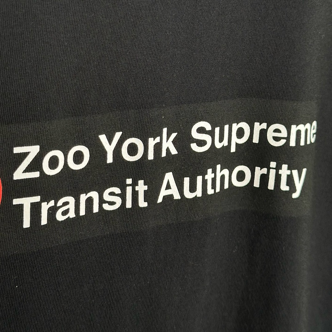 Off-White 128 ZOO YORK TRANSIT TEE T Short Sleeve Black Off White S-XL - Image 10
