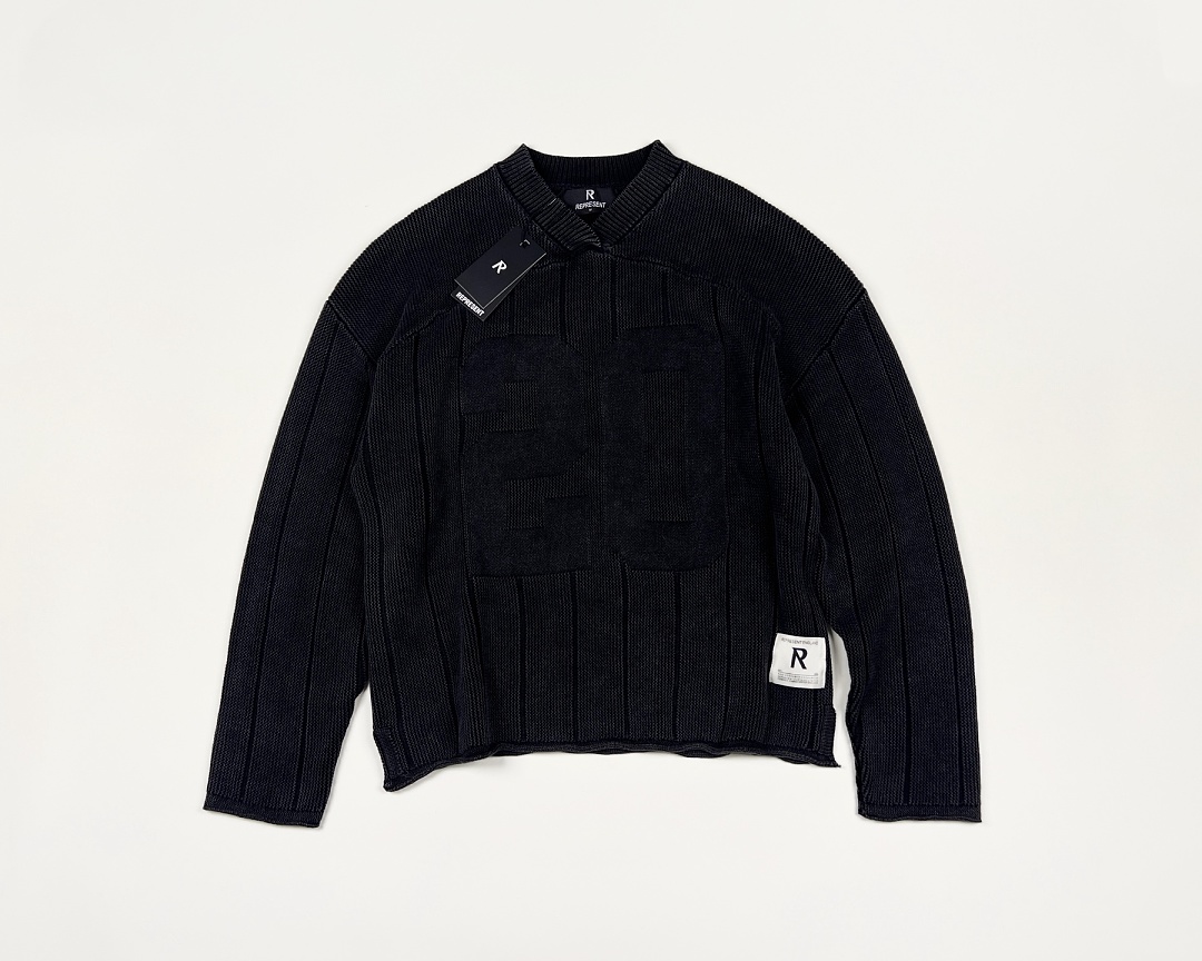 Represent 218 Represent Olive Long Sleeve : S M L XL Washed Black Resent - Image 4
