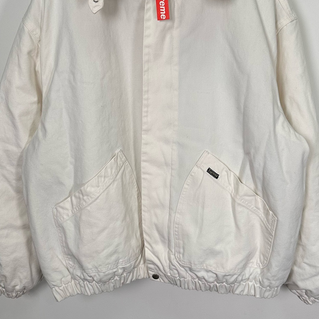 Supreme 598 24Fw Faux Shearling Lined Bomber Jacket Velvet Black White Water Blue S-XL - Image 49