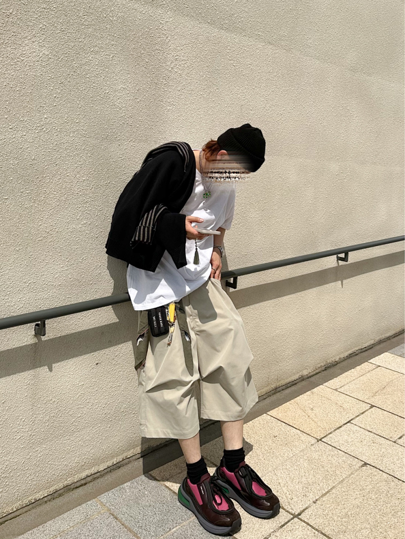 On Running 218 NONNOD Alpine Carpenter Shorts Short Khaki Black S-XL 7262# - Image 37