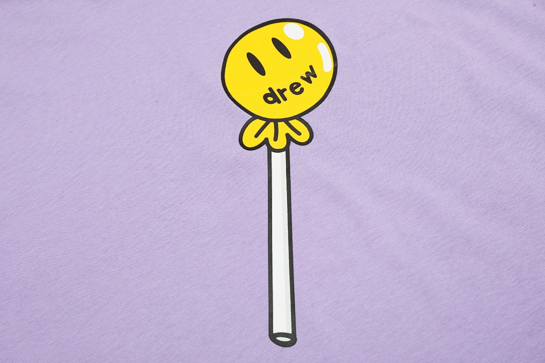 Drew House 118 Drew House Short Sleeve T Purple : S-XL DR07# - Image 6