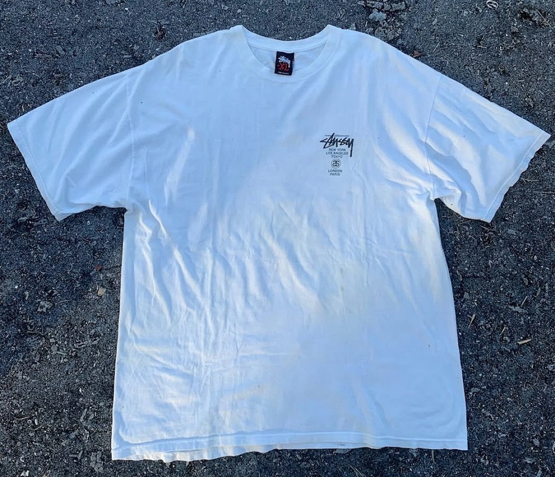 Stussy 118 Stu × DISNEY OSWALD THE LUCKY RABBIT TEE Collab Print Short Sleeve T Black White S M L - Image 19