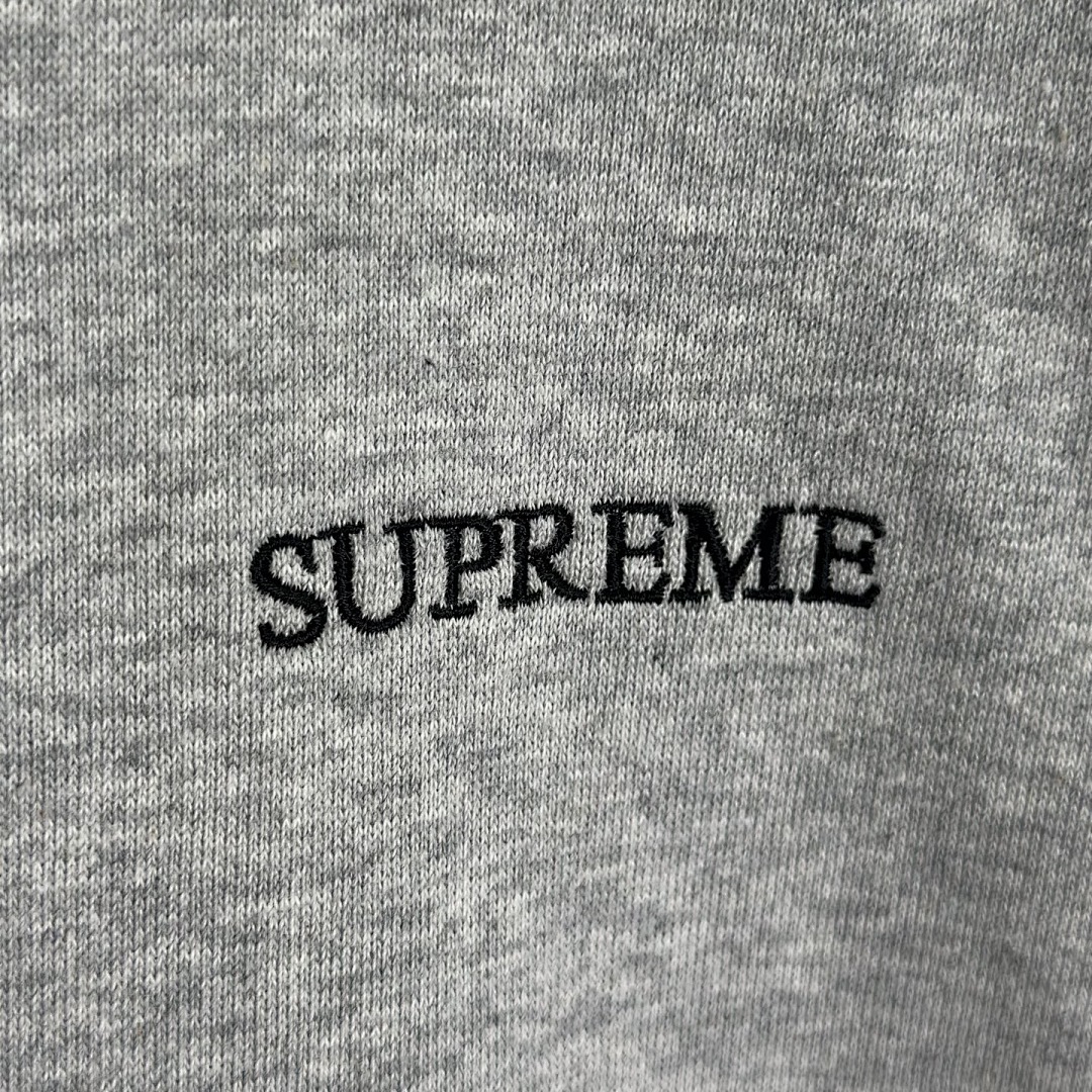 Supreme 378 FW25 IDGAF ZIP UP HOODED Embroidered (Black Grey) - Image 17