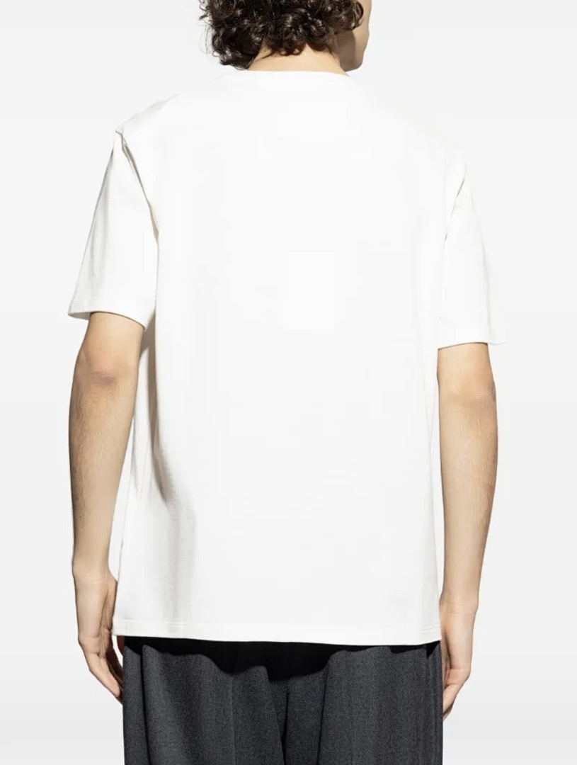 Unbranded 108 JIL Wind Small Logo Print Short Sleeve T White S-L J9892# - Image 19