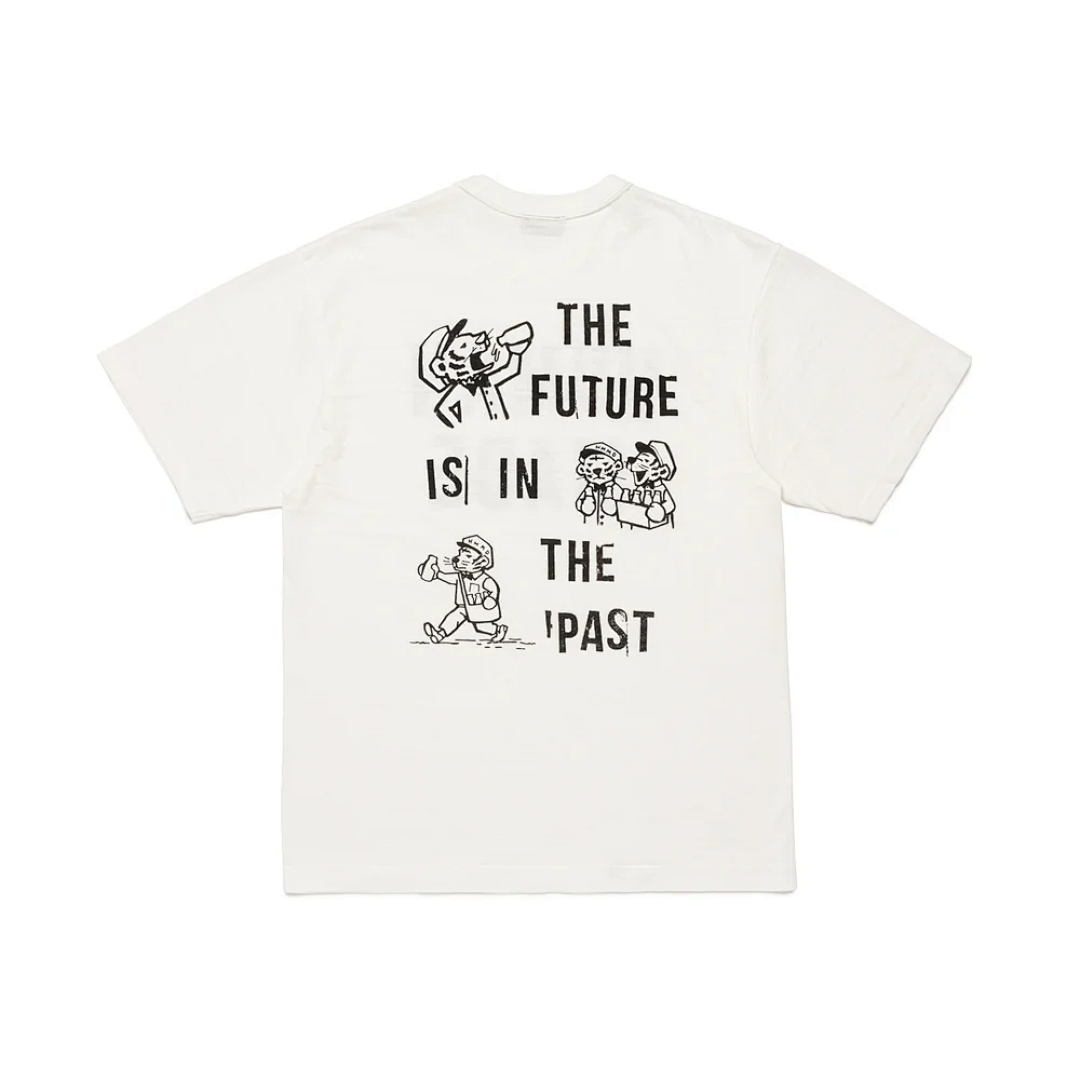 Human Made 118 HUMAN MADE Kids Classic Tiger Cream Print Cotton Short Sleeve T : Black White S M L - Image 5