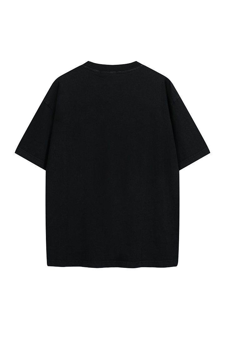 Acne Studios 118 AC Print Short Sleeve T Black White S-XL 8081# - Image 4