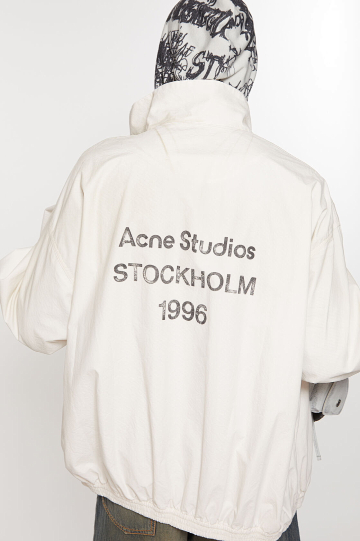 Off-White 288 AC Logo Zipper Jacket Print Wind Black Off White S-XL 3396# - Image 49