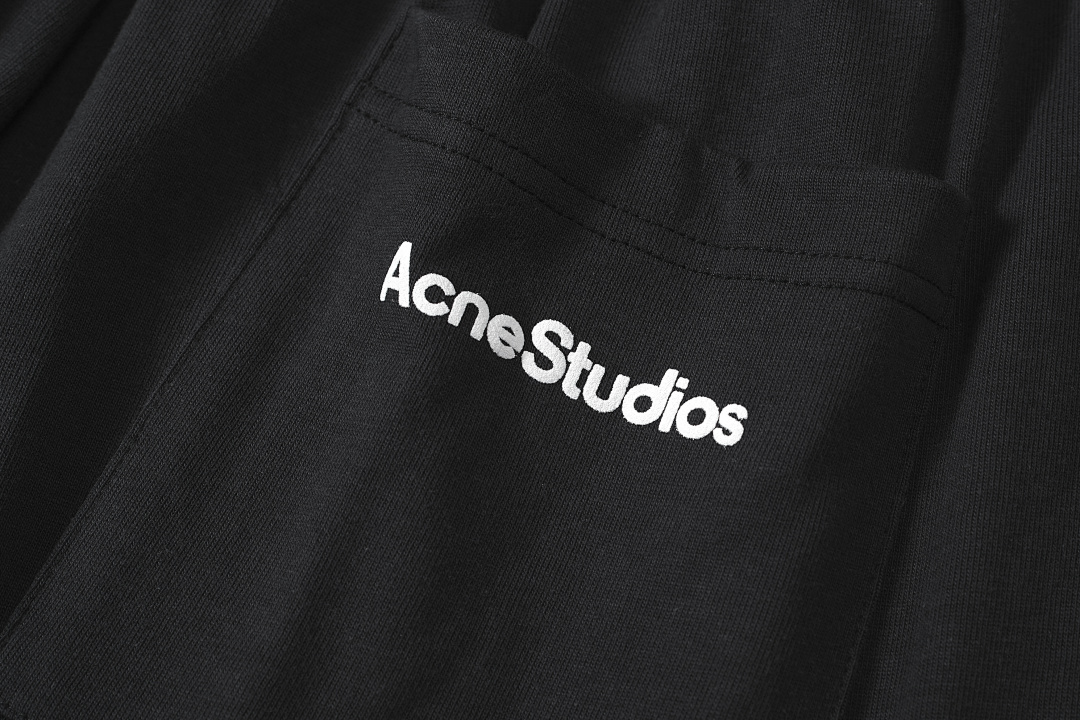 Acne Studios 148 AC Print Small LOGO Short Grey Blue S-XL 7605# - Image 7
