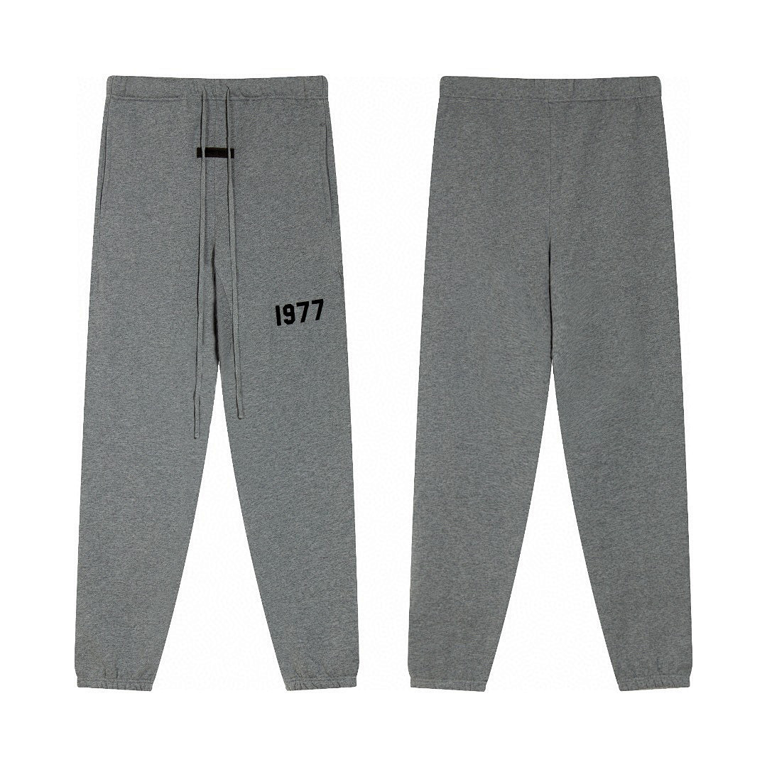 Essentials 178 ESS SWEATPANTS 1977 Long Black Iron Dark Oatmeal XS-XL 6082# - Image 12