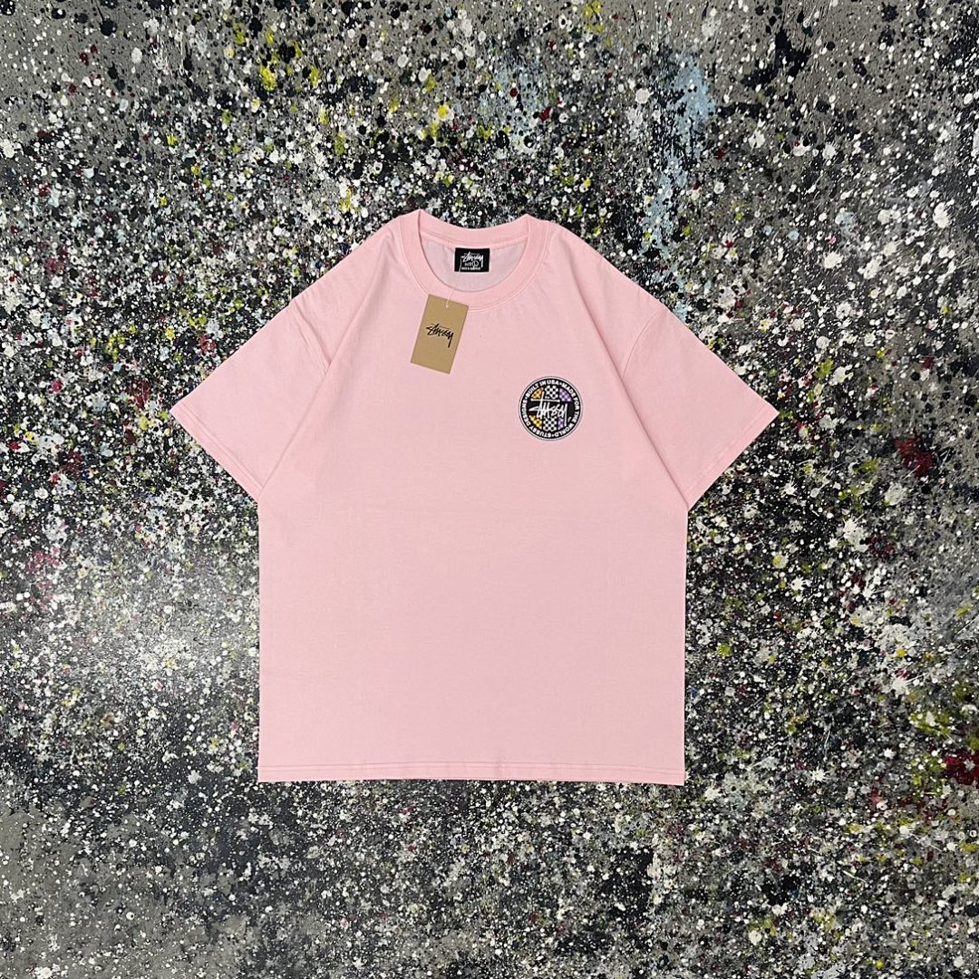 Stussy 108 Stu Short Sleeve T : Black White Grey Pink S Ｍ L XL XXL - Image 5