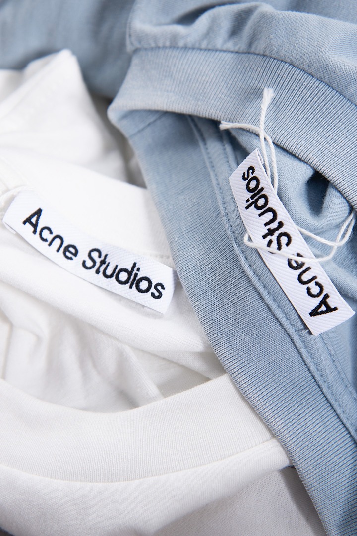 Acne Studios 158 AC 1996 Long Sleeve : White Light Blue S-XL 3385 Small - Image 15