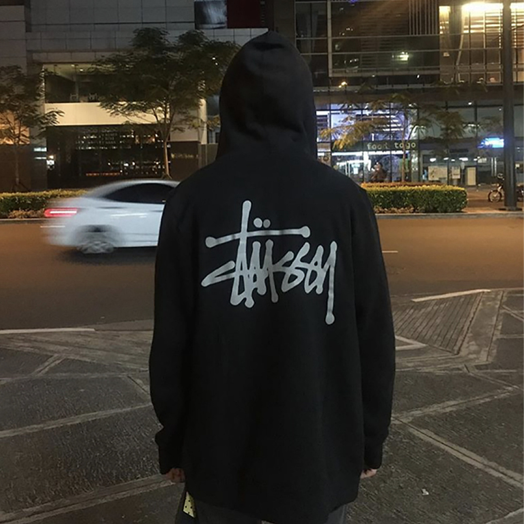 On Running ON SALE118 Stu FW24 BASIC STÜSSY HOODIE Off White Black Light Grey Purple Color Blue Apricot Green S M L - Image 36